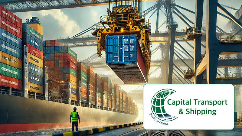 food transport container ship